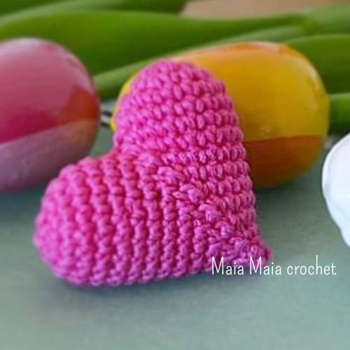 tutorial para tejer un corazón a crochet