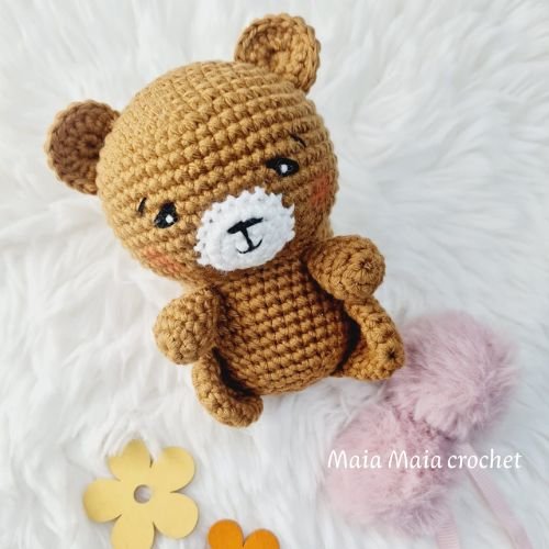 osito amigurumi tejido a crochet