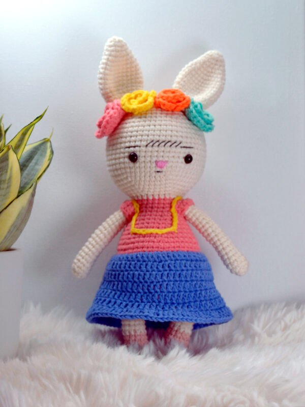 CONEJITA FRIDA AMIGURUMI - Imagen 6