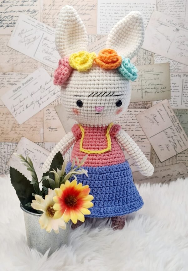 CONEJITA FRIDA AMIGURUMI - Imagen 4