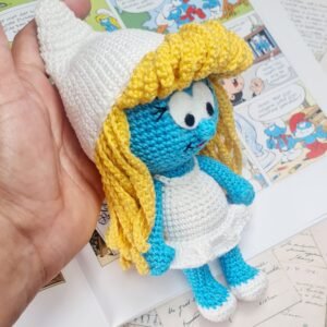 Pitufina amigurumi PITUFINA AMIGURUMI