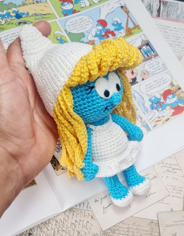 Pitufina amigurumi PITUFINA AMIGURUMI