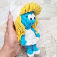 Como tejer a la Pitufina