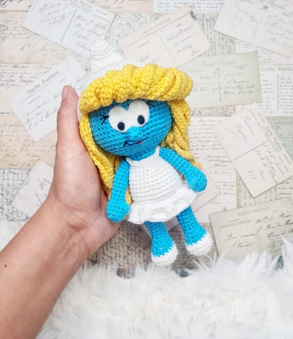 Pitufina amigurumi PITUFINA AMIGURUMI