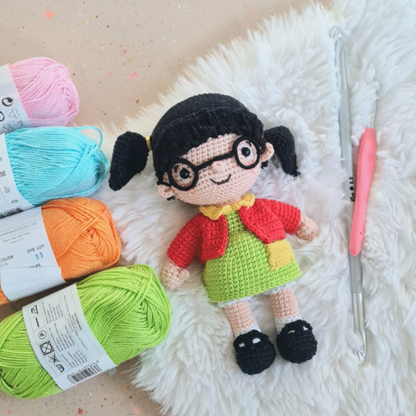 Chavo del 8 LA CHILINDRINA AMIGURUMI