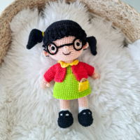 vecindad del chavo amigurumi LA CHILINDRINA AMIGURUMI